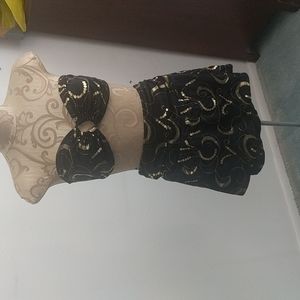 Shape FX Black and Gold Bikini Set